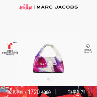 MARC 末折扣 JACOBS 莫杰 迷你牛皮花卉纹理手提hobo包 SACK 季