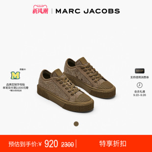 MARC 末折扣 JACOBS 莫杰 头低帮休闲运动鞋 帆布牛仔老花鞋 季
