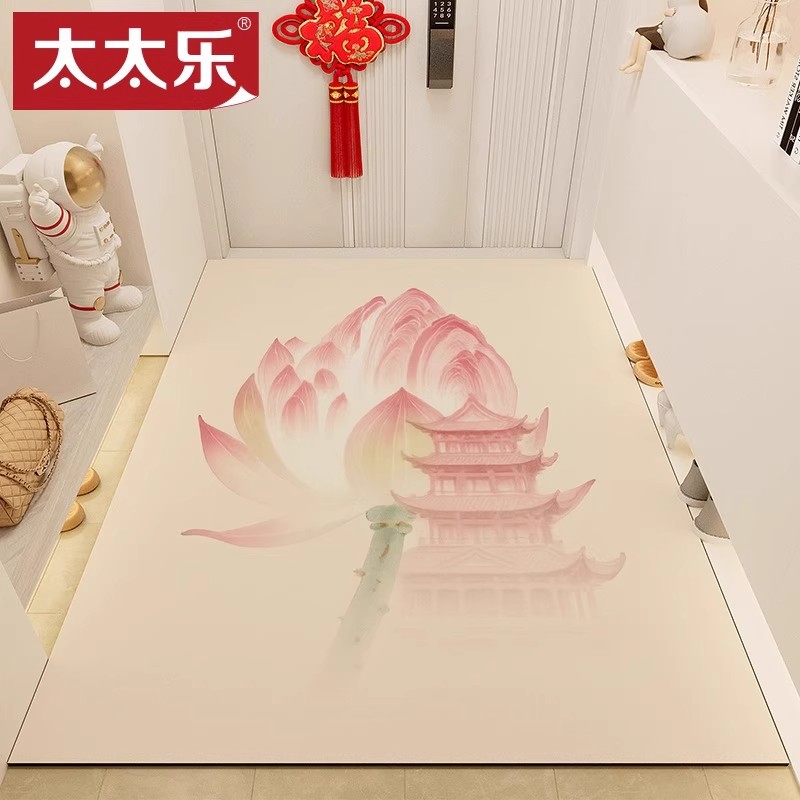 硅藻泥地垫入户门垫进门脚垫地毯