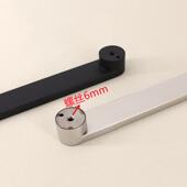 淋浴房超薄拉手孔距440移门把手特矮浴室门隔断门304不锈钢拉手