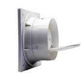 百探浴室扇家用换气扇圆形排风扇窗式 厨房排气扇强力卫生间抽风机