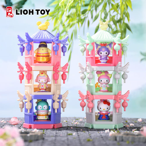 三丽鸥古韵亭台HelloKitty盲盒