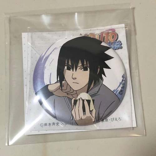 日版现货 火影忍者宇智波佐助鸣人卡卡西吃东西吧唧 日版谷子徽章