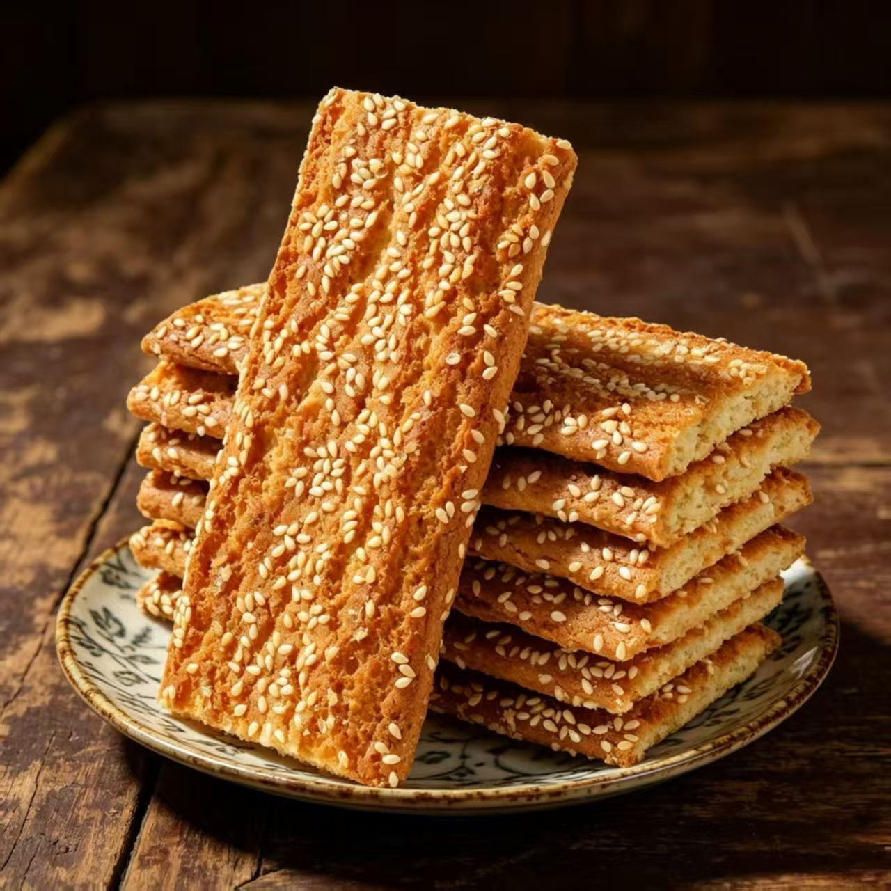 【发净重】酥脆麻排传统糕点休闲代餐解馋零食办公室下午茶点心
