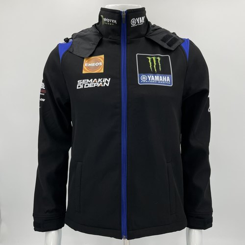 MoToGP机车赛事雅马哈厂队队服联名魔爪软壳冲锋衣摩托车骑行夹克