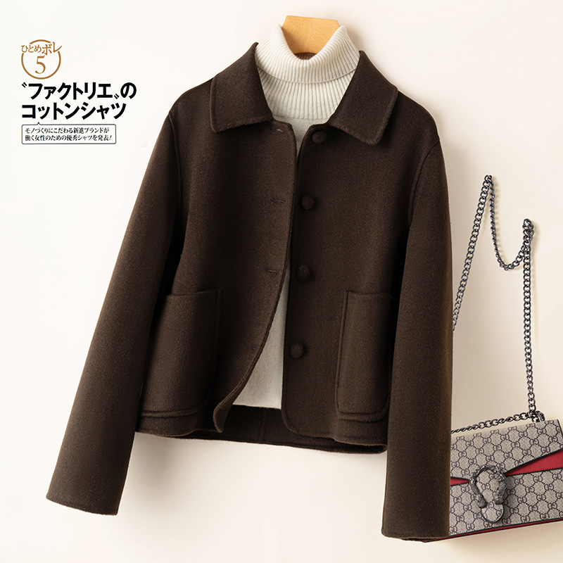 小个子双面绒短款外套