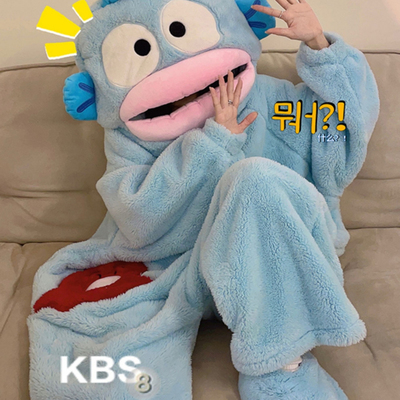 小丑鱼连体睡衣男女珊瑚绒情侣保暖睡袍秋冬卡通大嘴鱼搞怪家居服