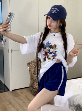 可爱甜美卡通日系睡衣女短袖短裤学生韩版家居服纯棉夏季新款休闲