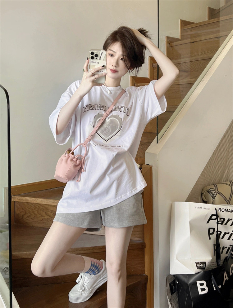 女士纯棉简约休闲睡衣图片