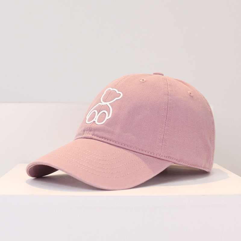 Classy key新加坡设计师联名款玫瑰粉棒球帽子女夏软顶遮阳