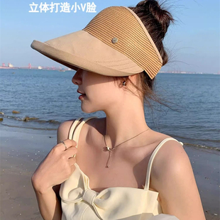草帽甜美空顶帽鸭舌防晒帽 2024年夏季 key日本设计师联名款 Classy