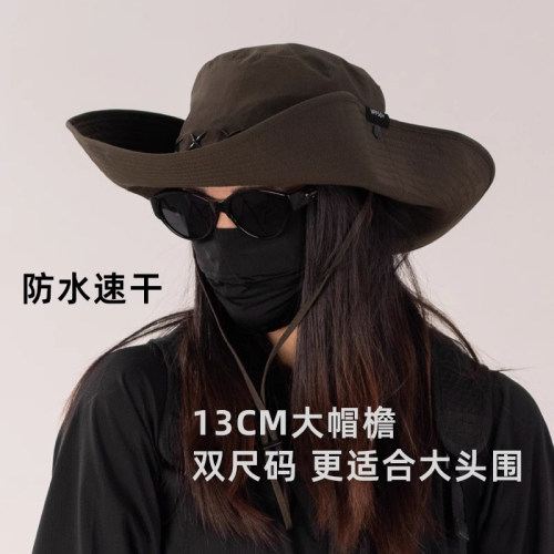 大头围显脸小渔夫登山帽