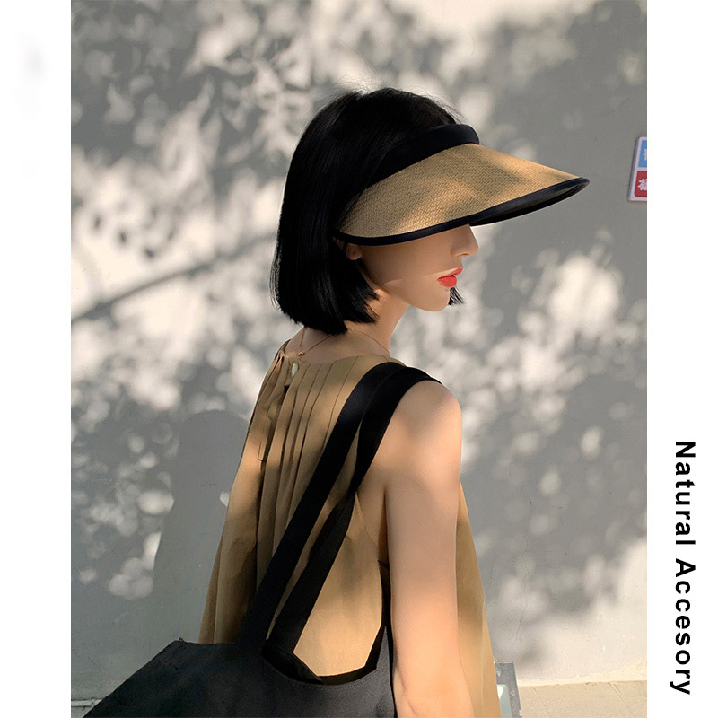 Classykey防紫外线空顶草帽