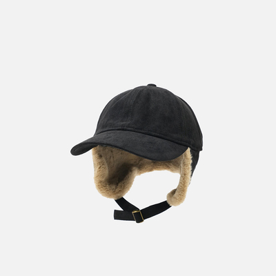 Classy key新加坡设计师联名款保暖鸭舌帽子冬防风护耳雷锋帽男女
