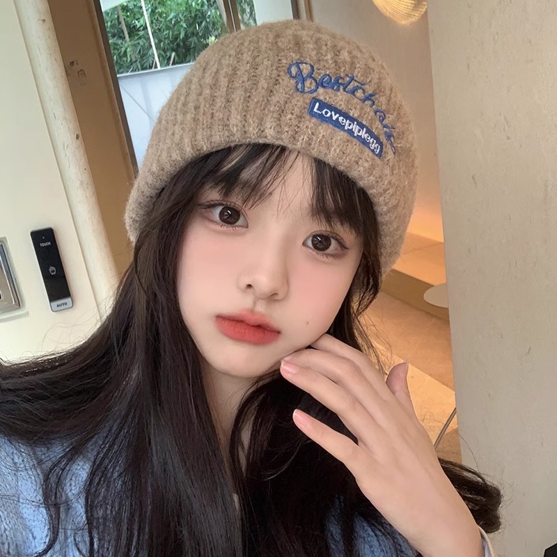 Classykey刺绣毛线帽