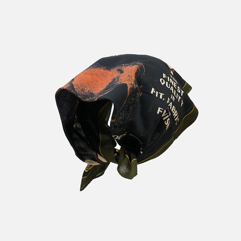 Classy key新加坡设计师联名款街头复古头巾女个性时尚嘻哈