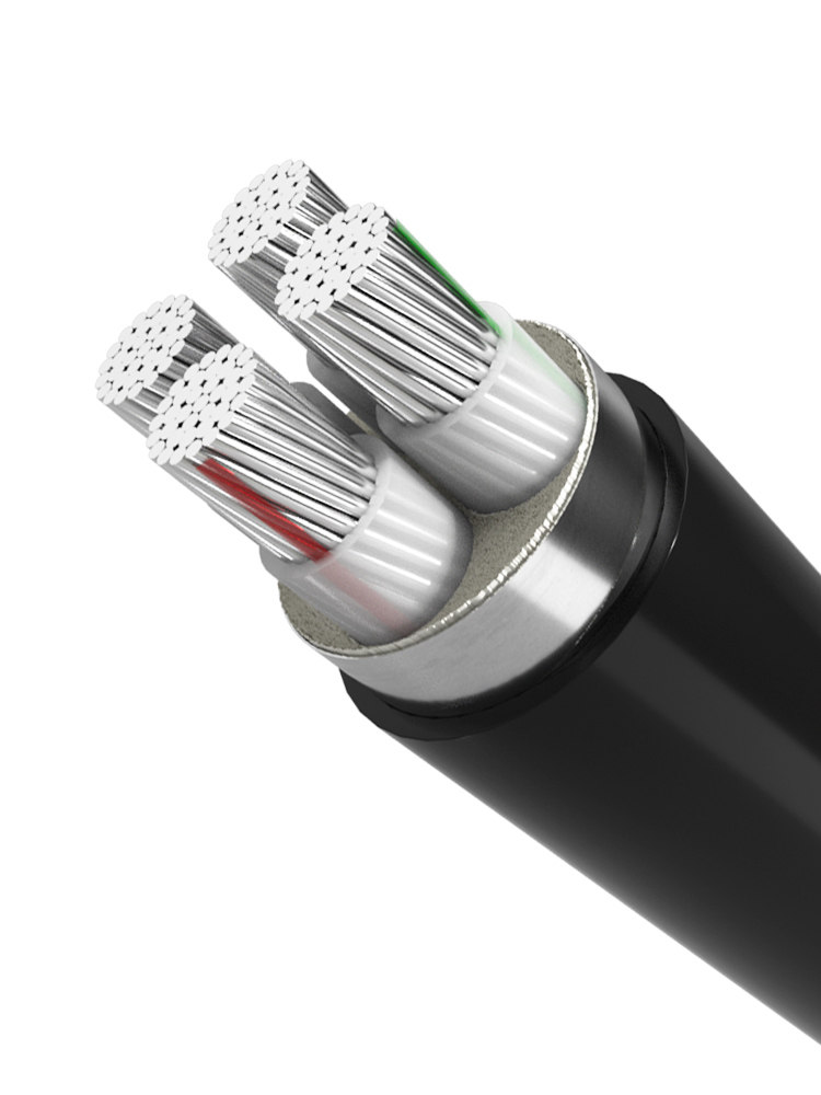 国标铝电缆线4芯25 35 50 70 95平方120三相四芯架空铝芯电缆铝i.