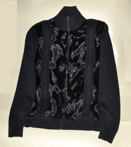 针织外套羊绒毛衫立领