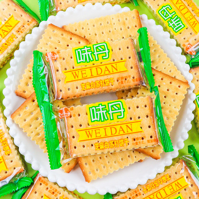 味丹芝麻白苏打饼干大份量5斤