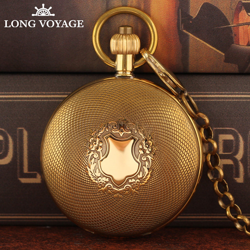 名欧纯铜外壳全自动机械怀表复古怀旧翻盖镂空男女项链老古董挂表