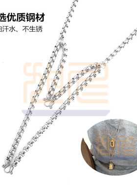 佛牌钛钢项链观音菩萨泰国佛牌链