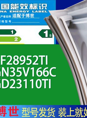 适用博世冰箱BCD-KKF28952TI KGN35V166C KGD23110TI门密封条圈