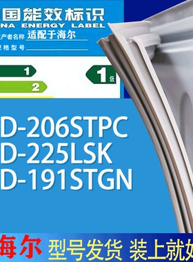 适用海尔冰箱BCD-206STPC 225LSK 191STGN门密封条胶条吸力磁条圈