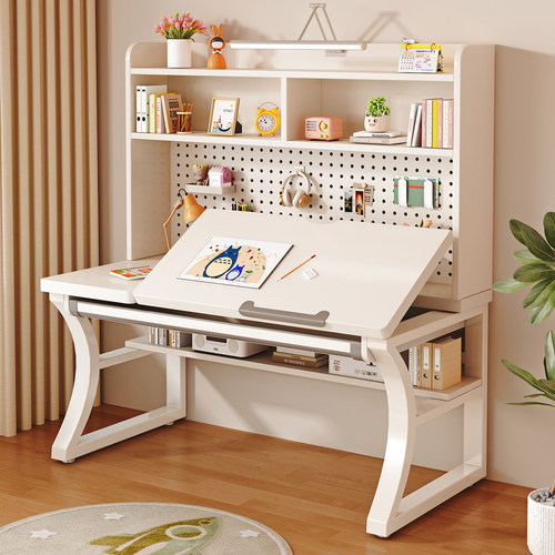 【加厚16板材，书桌电脑桌一体】