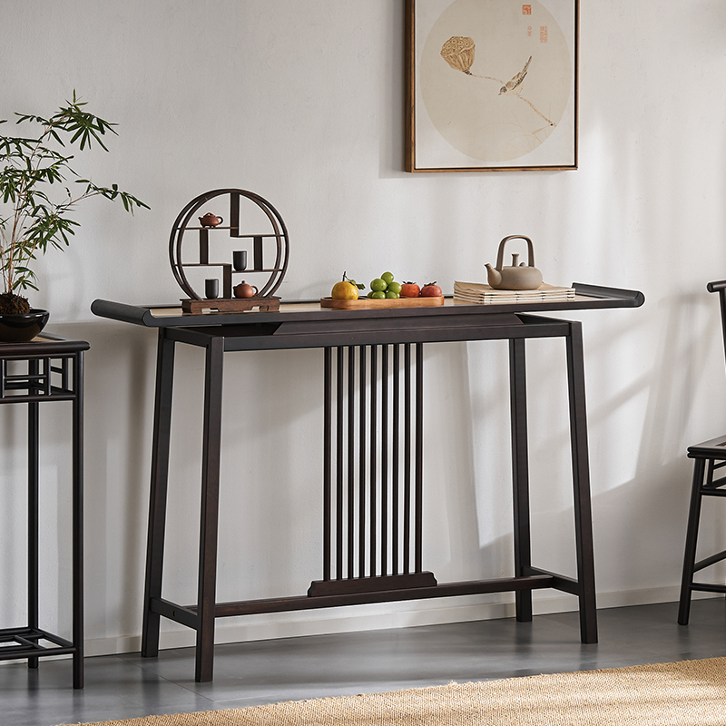 玄关台小条案窄桌中式