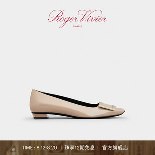 Belle Vivier RV女鞋 低跟鞋 Vivier方扣单鞋 七夕礼物 Roger
