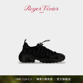 Vivier Run织物拼皮革休闲鞋 新品 Viv Roger the RV女鞋