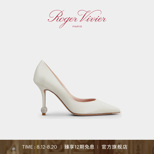 RV女鞋 Vivier 2025新款 Heel织物高跟鞋 Jewel 七夕礼物 Roger