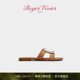 新年礼物 the Roger RV女鞋 Vivier Viv Sea金属扣穆勒拖鞋