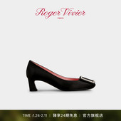 RV女鞋 Trompette喇叭跟丝缎高跟鞋 Vivier 新品 新年礼物 Roger