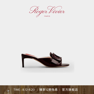 RV女鞋 Vivier 2025新款 Canard漆皮穆勒鞋 Viv 七夕礼物 Roger