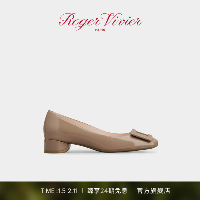 【新年礼物】Roger Vivier/RV女鞋芭蕾舞鞋浅口单鞋,女鞋,时尚芭蕾鞋,淘宝优惠券,粉丝福利购,淘宝优惠卷