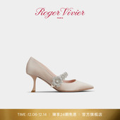 RV女鞋 Vivier Babies高跟单鞋 Flower 24期免息 Bouquet Roger