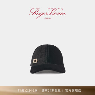 【礼物】Roger Vivier/RV配饰Tres Vivier饰扣棒球帽
