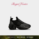 新年礼物 RV女鞋 Roger Vivier 新品 Viv Run织物休闲鞋