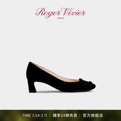 新年礼物 Roger Vivier 2025秋冬RV女鞋 Trompette喇叭跟高跟鞋