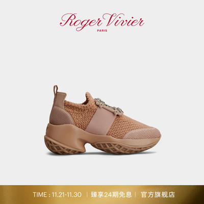 【24期免息】Roger Vivier/2025秋冬系列RV女鞋Viv Run厚底休闲鞋