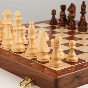 Chess solid high grade suit large folding chessboard 象棋