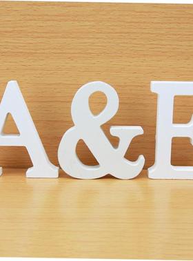 8 CM Letras Decorativas Grandes White Wooden Letters Home De