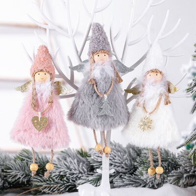 New Angel Doll Christmas Tree Hanging Ornaments Decor Santa