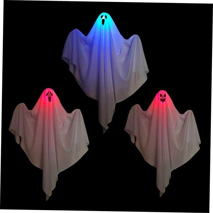 Halloween ghost hanging scary door hanging Luminous pendant