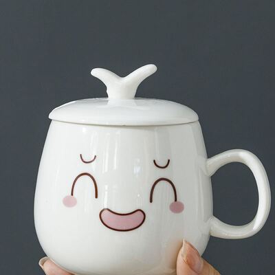 withspoonlid开口笑咖啡