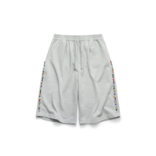 ESOTERIC喜行乐宝石卫裤短裤GEM-EMBELLISHED SWEAT SHORTS