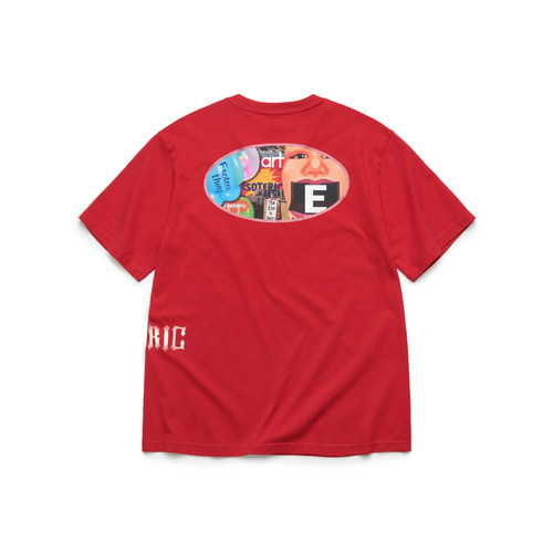 ESOTERIC THING 拼贴印花口袋T恤 COLLAGE POCKET TEE