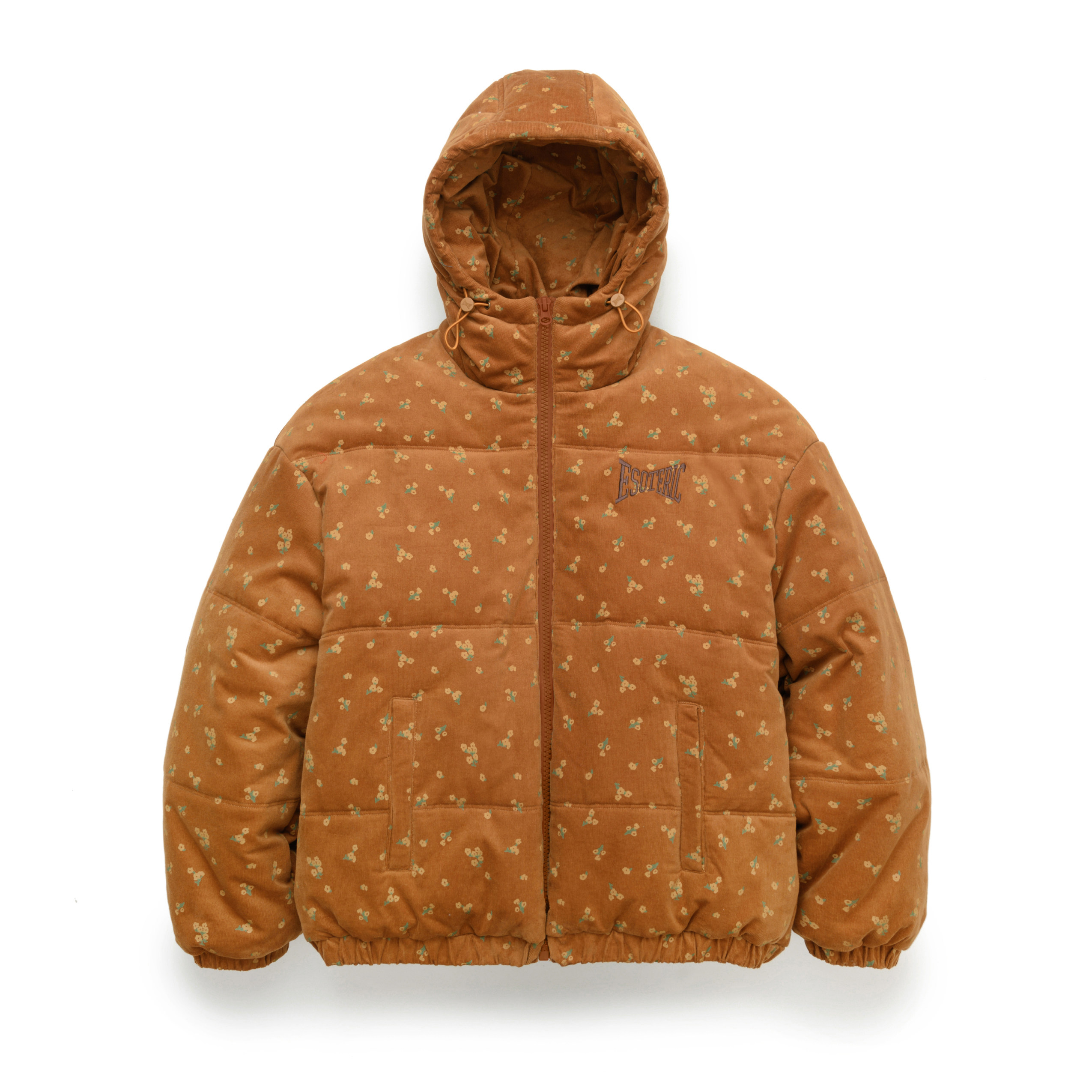 ESOTERIC THING 碎花灯芯绒棉服 FLORAL CORDUROY QUILTED JACKET