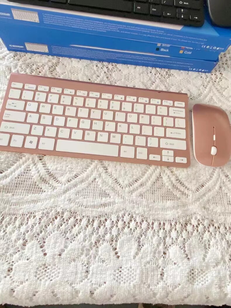 오프라인 398세트 러시아 수출  홈 비즈니스 오피스 컴팩트 유니버설 무선 세트 키보드 및 마우스